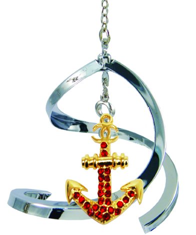 Propelling Spiral Ornaments – Anchor (Red)