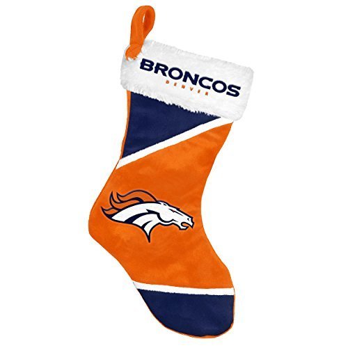 2014 NFL Football Team Logo Colorblock Holiday Stocking (Denver Broncos)