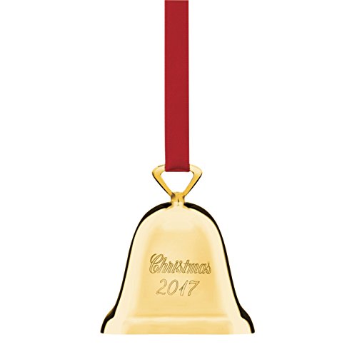 Reed & Barton Christmas Bell 2017 – Goldplated Ornament