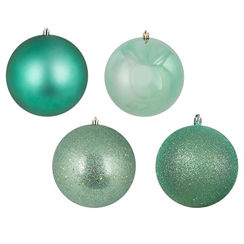 Vickerman N592544DA Ball Ornaments, 10″, Seafoam