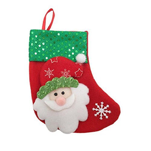 Zehui Christmas Stocking Holders Candy Bag Christmas Gift Bag Hanging Decor for Christmas Decoration