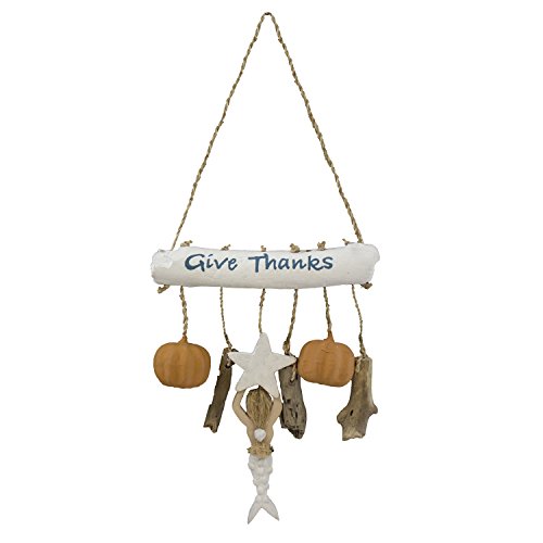 Beachcombers Give Thanks Mermaid Hanger Decorative Hanging Ornaments
