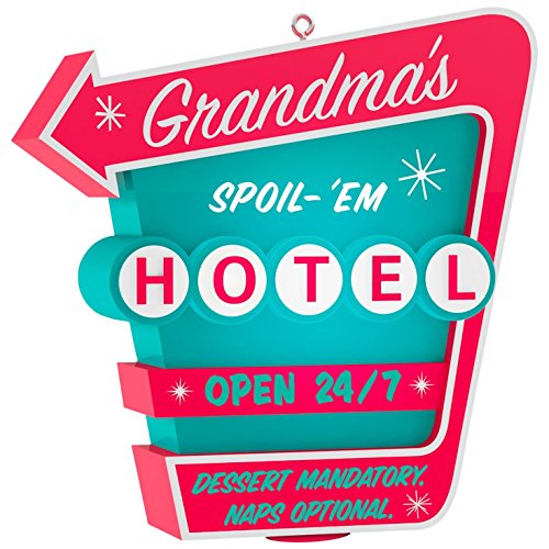 Hallmark Keepsake 2017 Grandma’s Spoil-‘Em Hotel Dated Christmas Ornament