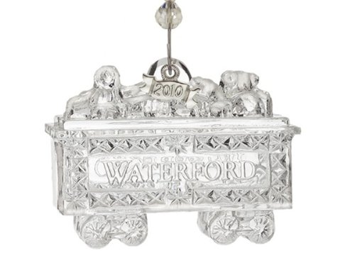 Waterford Christmas Ornament, 2010 Coal Car