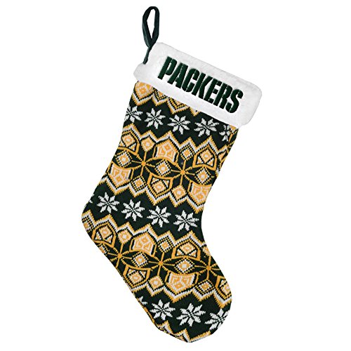 Green Bay Packers 2015 NFL Knit Christmas Stocking