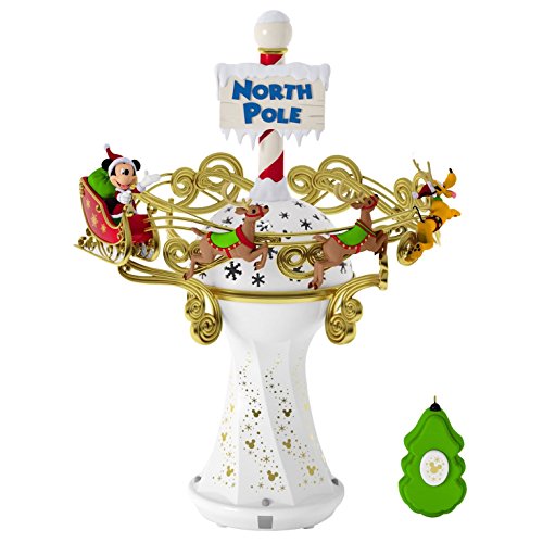 Hallmark Keepsake 2017 Disney Mickey Mouse Oh, What Fun! Tree Topper With Light and Music