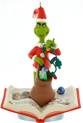 Hallmark Keepsake Ornament – Dr. Seuss’s How the Grinch Stole Christmas! What a Grinchy Trick! 2001 (QXI6405)