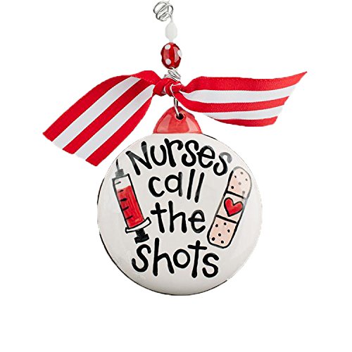 Glory Haus Nurses Call The Shots Puff Ornament