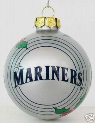 Seattle Mariners Adrian Beltre Glass Ball Ornament