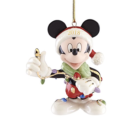 Lenox 2018 Merry and Bright Mickey Ornament