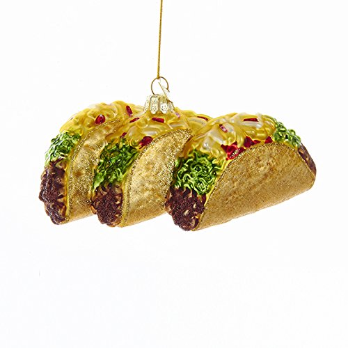 Kurt Adler Noble Gems Tacos Christmas Ornament