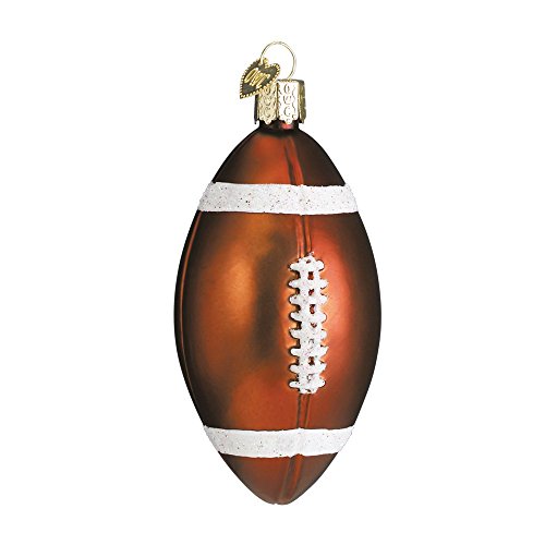 Old World Christmas Sports Equipment Glass Blown Ornament (Football)