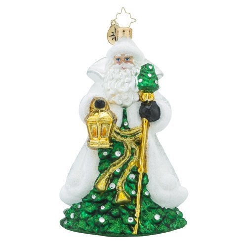 Christopher Radko Alpine Sparkle Nicholas Santa Claus Christmas Ornament
