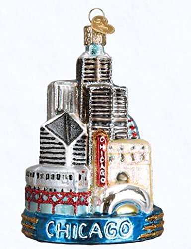 Old World Christmas Chicago Glass Blown Ornament