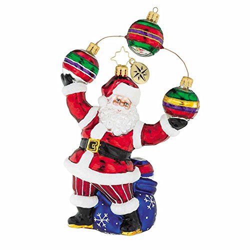 Christopher Radko Jolly Juggler Christmas Ornament