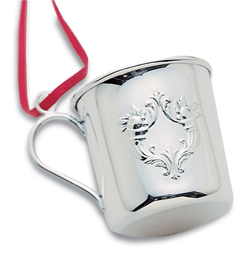 Reed & Barton Francis First Baby’s First Christmas Cup Sterling Silver Christmas Ornament