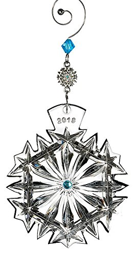 Waterford Snowflake Wishes Happiness Ornament 2018