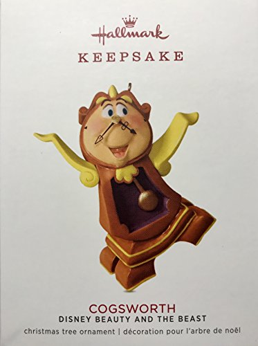Hallmark Keepsake Ornament 2018 Cogsworth Disney Beauty and the Beast Limited Edition