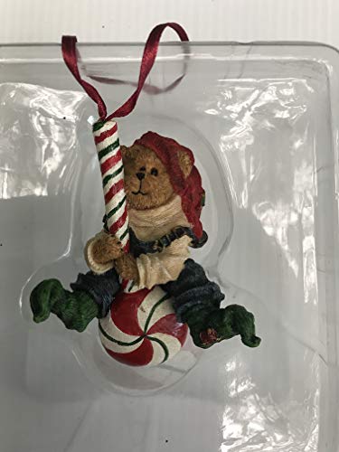 Boyd’s Bears Ornaments, Bear on a Peppermint Lollipop