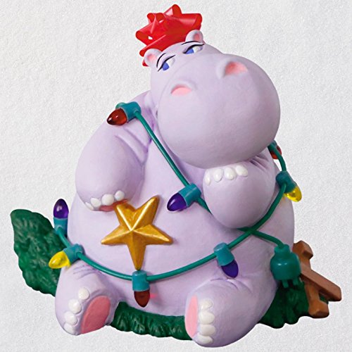 Hallmark Keepsake Christmas Ornament 2018 Year Dated, I Want a Hippopotamus for Christmas With Music