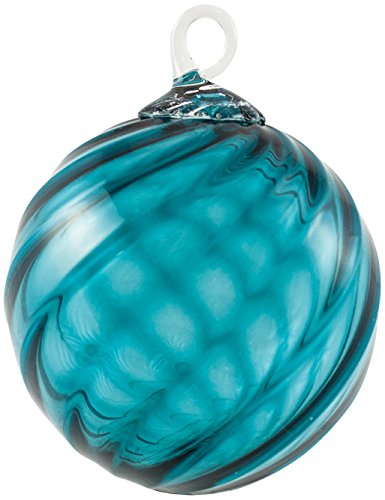 Glass Eye Studio Blue Tourmaline Classic Ornament Limited Production