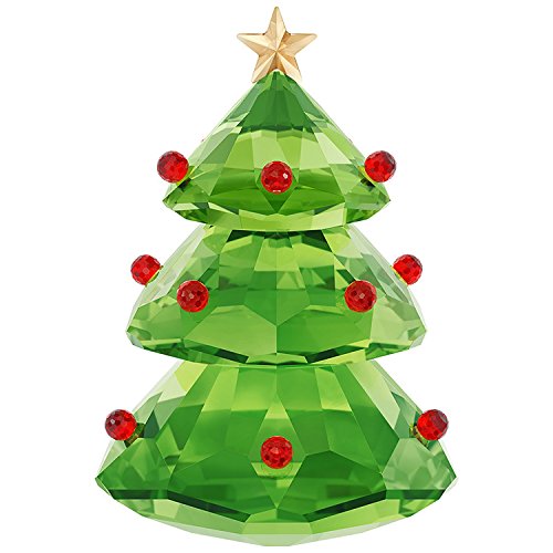 Swarovski Christmas Tree Holiday Figurine, Green