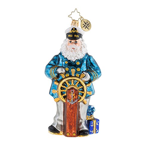 Christopher Radko Seven Seas Santa Christmas Ornament