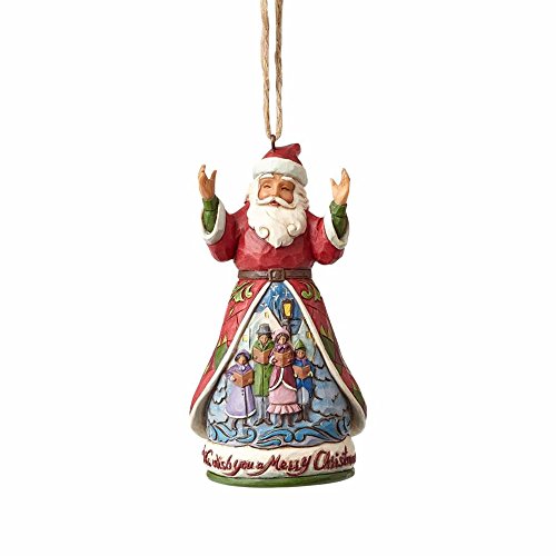 Enesco-Gift Santa Wish Merry Christmas Ornament, Multi Color