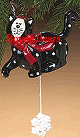 Boyds Bears Here Kitty Cat “Playful Kitty Action” Christmas Ornament #810332 – Retired