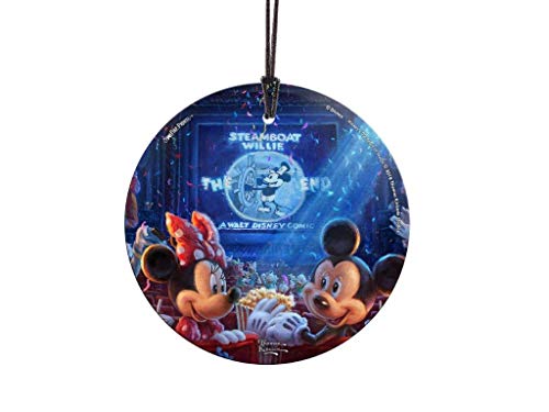 Trend Setters Disney – 90 Years of Mickey Mouse – Anniversary Collectible – Starfire Prints Hanging Glass