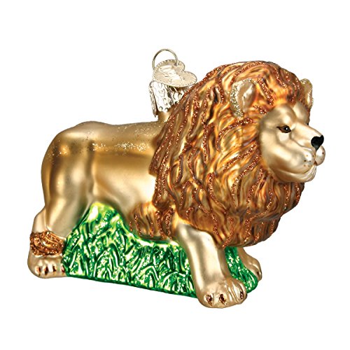 Old World Christmas King Of Beasts Glass Blown Ornament