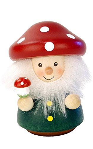 Alexander Taron Importer 15-0310 – Christian Ulbricht Ornament – Mushroom Man (No String) – 3″” H x 2″” W x 2″” D