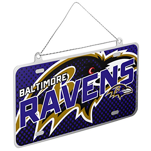 Baltimore Ravens NFL Metal License Plate Christmas Ornament by FC 236226