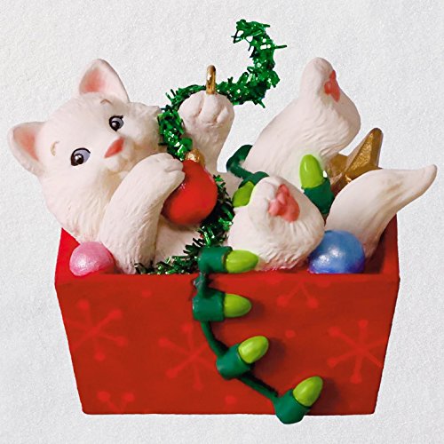 Hallmark Keepsake Christmas Ornament 2018 Year Dated, Mischievous Kittens