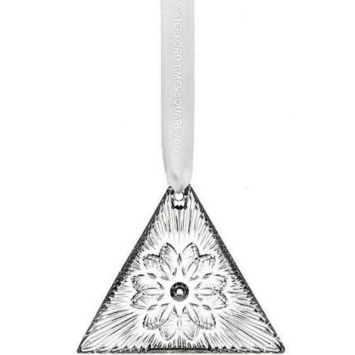 Waterford Crystal 2019 Times Square Triangle Ornament