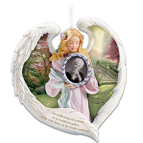Thomas Kinkade Always In Our Heart Remembrance Ornament by The Bradford Exchange