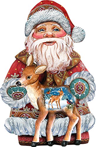 G. Debrekht Dearest Friend Santa Deco Ornament
