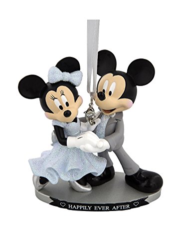 Disney Parks Mickey Minnie Mouse Happily Ever After Wedding Figurine Ornament