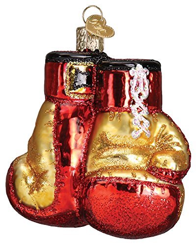Old World Christmas Glass Blown Ornament Boxing Gloves