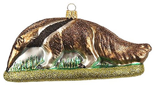 Pinnacle Peak Trading Company Giant Anteater Polish Glass Christmas Tree Ornament Decoration Animal Wildlife