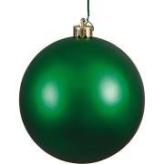 Vickerman 6″ Midnight Green 4-Finish Ball Christmas Ornament, 4 per Bag