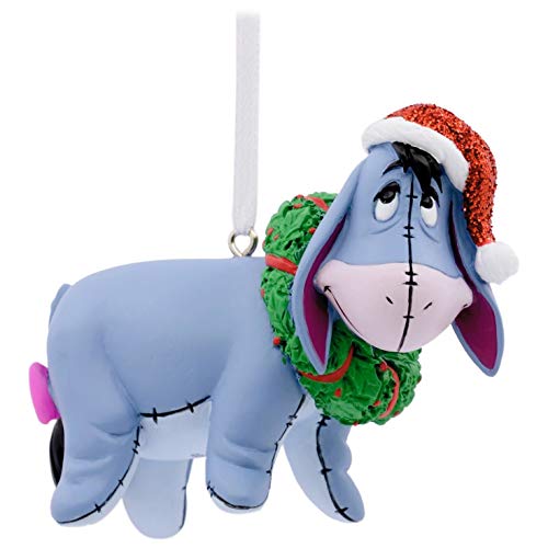 Hallmark Christmas Ornament Disney Winnie The Pooh Eeyore with Wreath