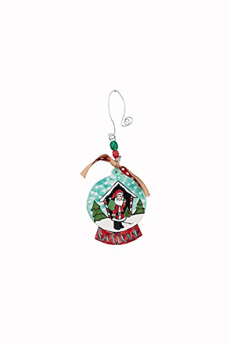 Glory Haus Believe Santa Flat Ornament, Multicolor