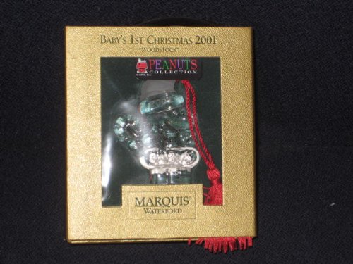 2001 Marquis Waterford Crystal – Peanuts Collection – Woodstock Baby’s 1st Christmas Ornament