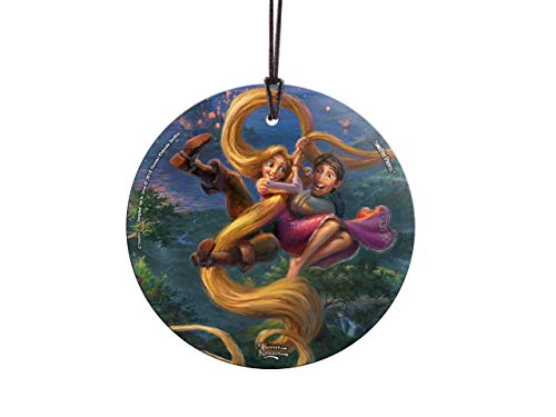 Trend Setters Disney – Tangled – Thomas Kinkade – Starfire Prints Hanging Glass
