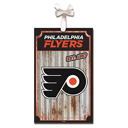 Team Sports America Philadelphia Flyers Corrugated Metal Ornament