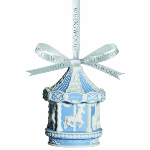 Wedgwood Annual 2011 Baby’s 1st Carousel Blue Ornament