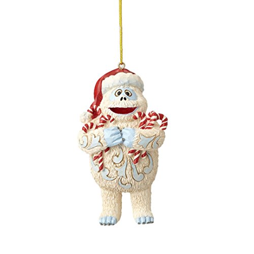 Department56 Enesco Jim Shore Rudolph Traditions 6001597 Bumble Holding Candy Canes Nanging Ornament
