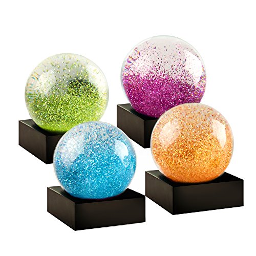 CoolSnowGlobes Jewel Mini Set of Four Snow Globes