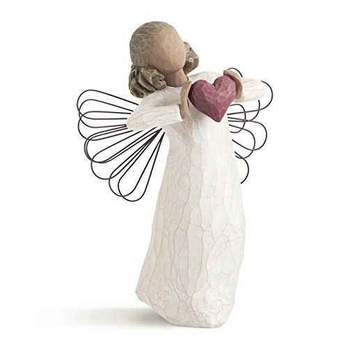 Willow Tree hand-painted sculpted angel, With Love